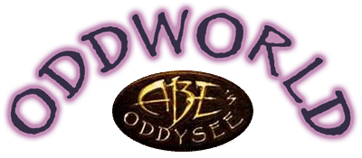 Oddworld Abe's Oddysee logo for Playstation